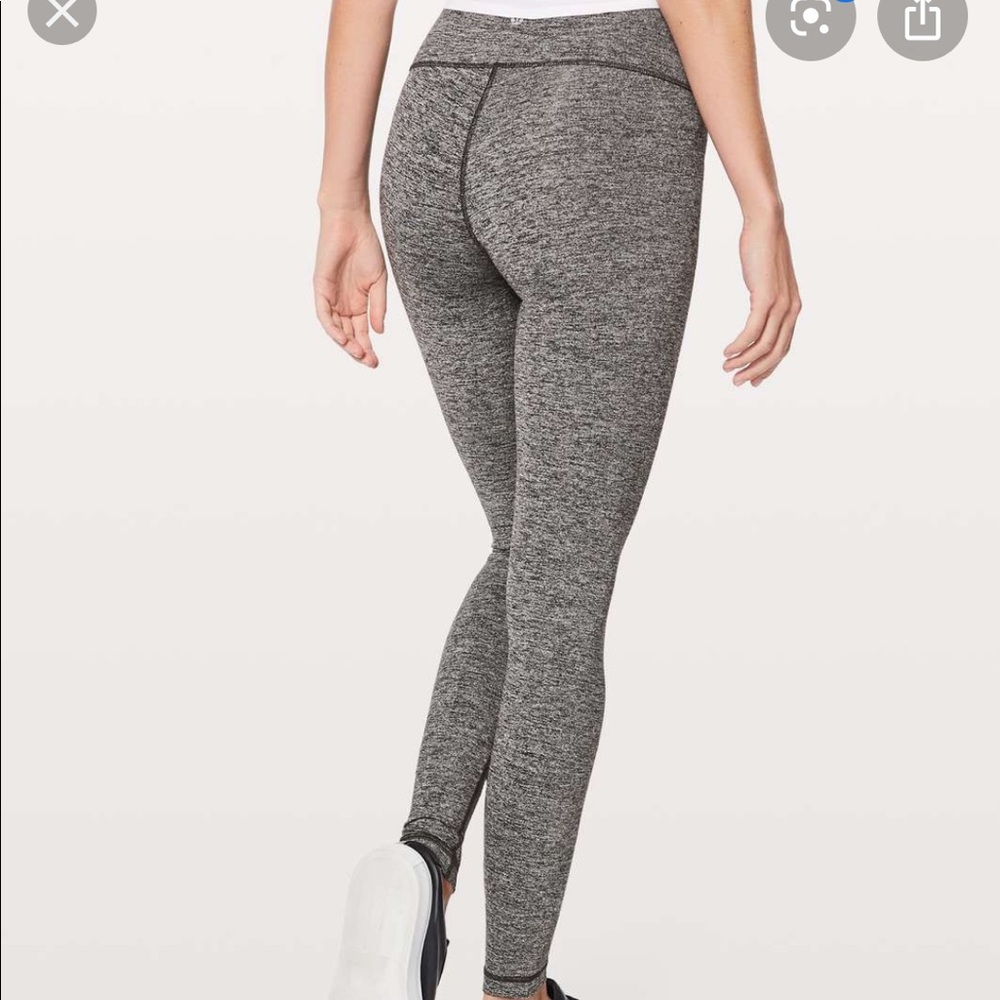 Grey wunder under lululemon leggings